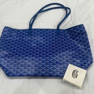 Brand new blue Goyard Artois MM